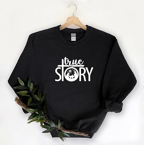 Miniatura 7 de True Story Sweatshirt Christian Gift for Christmas Christmas Nativity Sweatshirt Christmas Sweatshirt Jesus Christmas Sweatshirt Christian Christmas