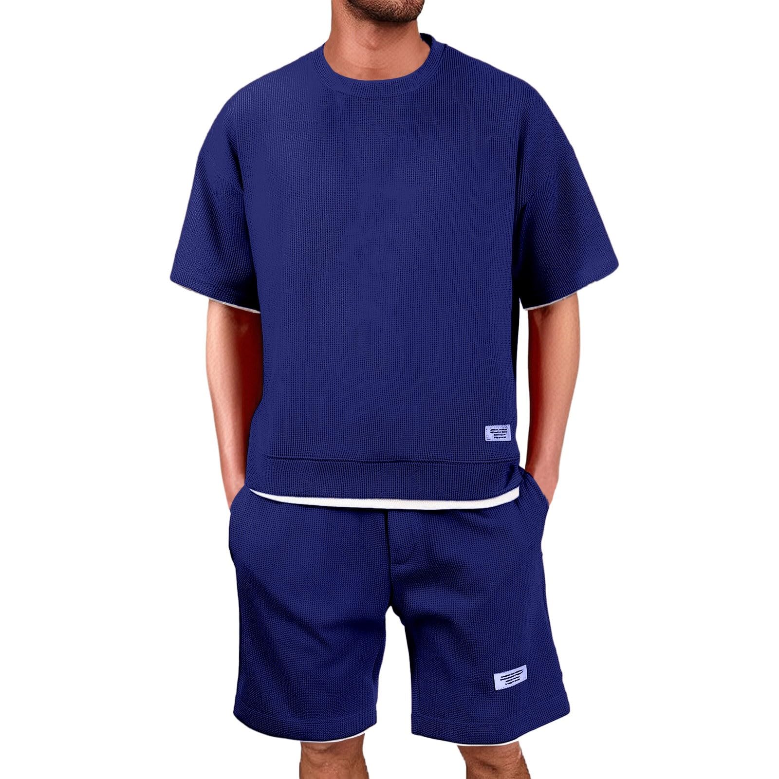 Ensemble de 2 shorts de sport décontractés homme vêtement été