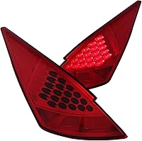 Vista 4 de Anzo USA Conjunto de luces traseras LED negras 321099 Nissan 350Z (se venden en pares)