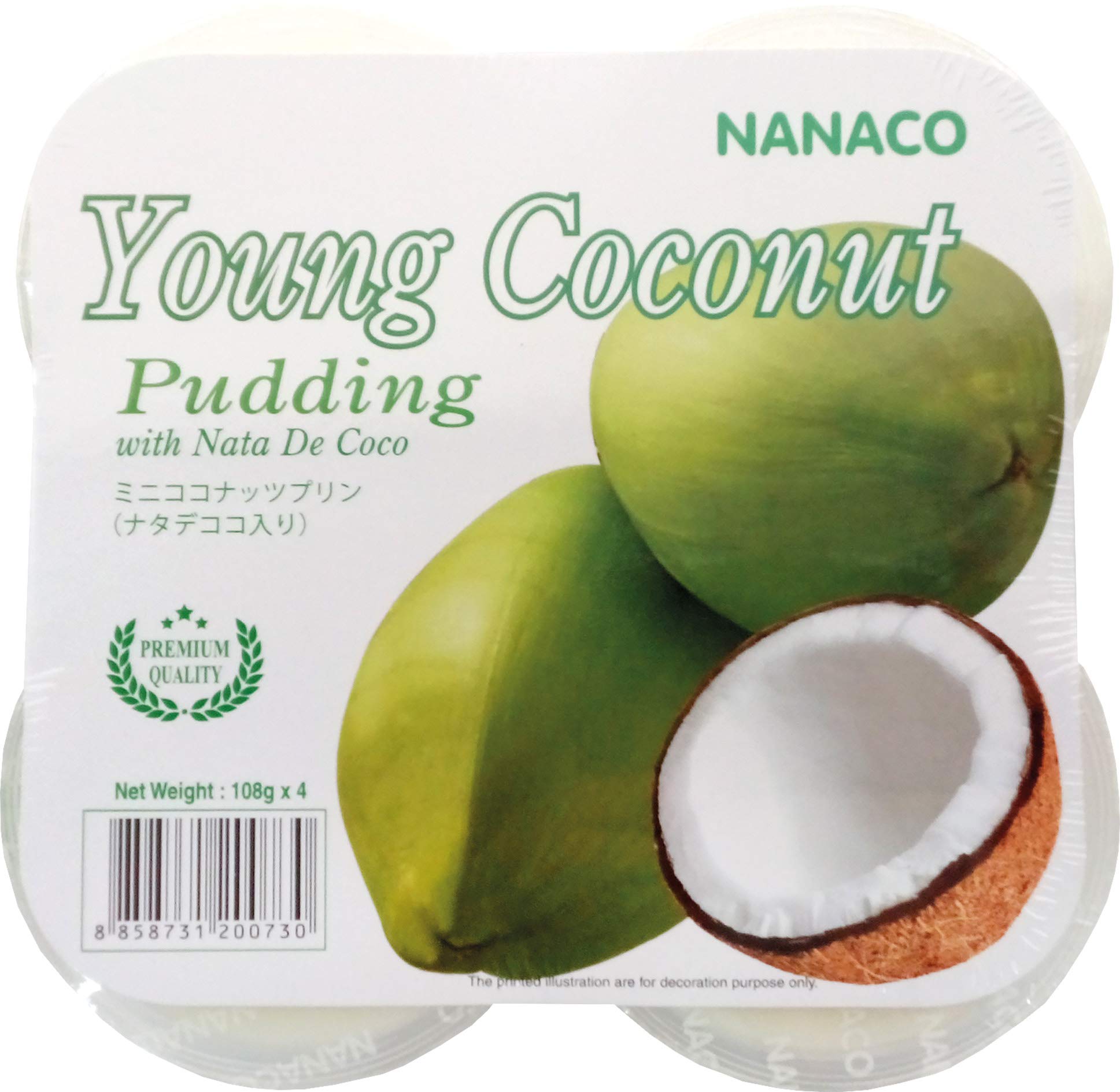 NANACO Pudín de coco joven 911.25 ml