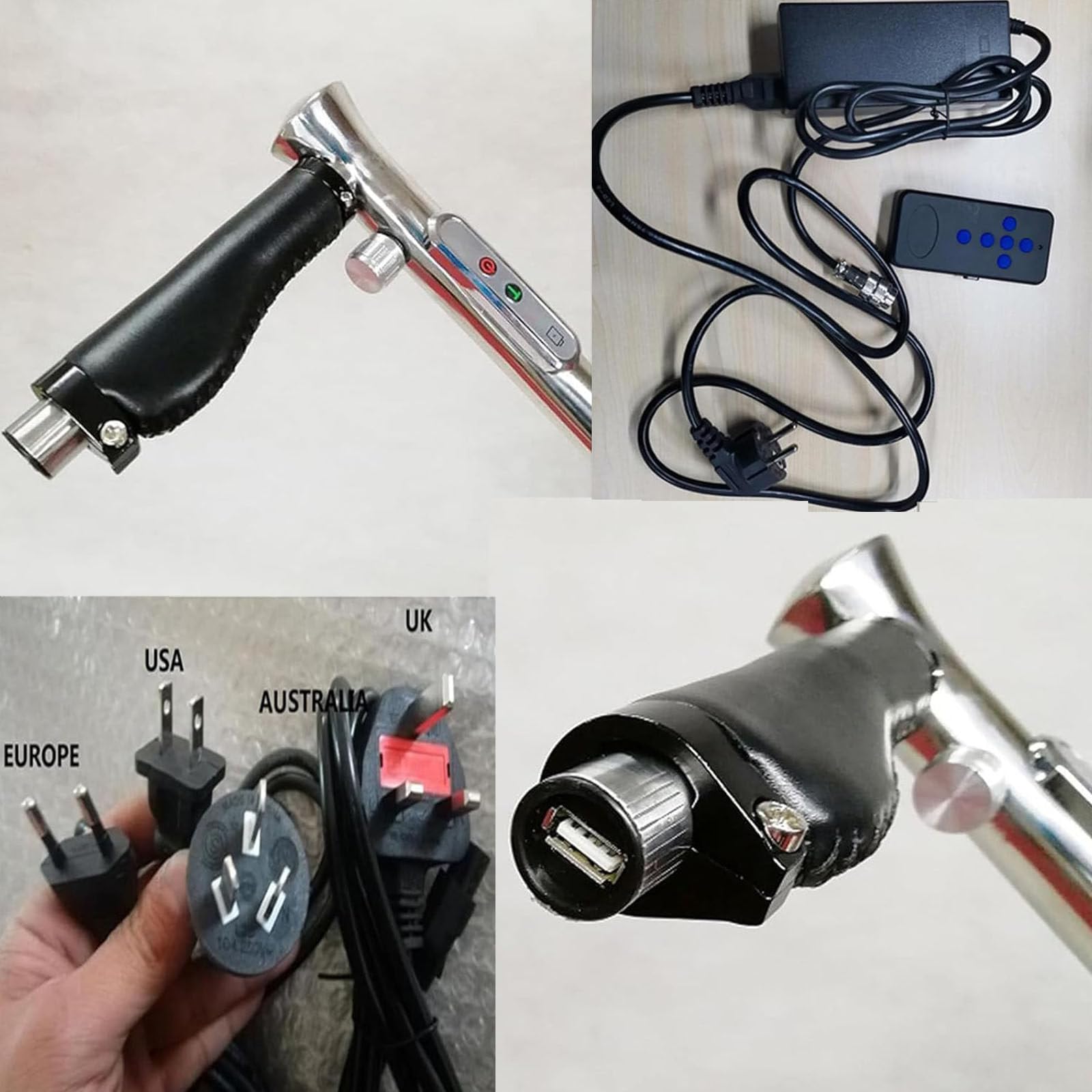 Carrito de golf eléctrico, ligero, control remoto, capacidad de escalada de 30 grados, sin ruido, 3 ruedas, mango práctico, marcador y soporte