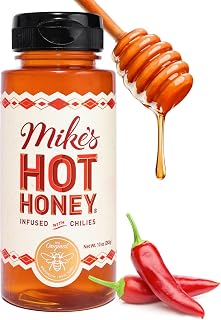 Mike's Hot Honey Original 10oz - America's #1 Spicy Chili-Infused Honey, Gluten-Free Kosher Paleo Sweet Heat Drizzle
