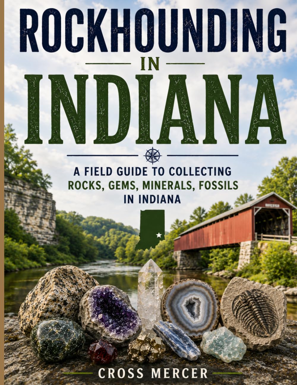 Rockhounding in Indiana: A Field Guide to Collecting Rocks, Gems, Minerals, and Fossils in Indiana