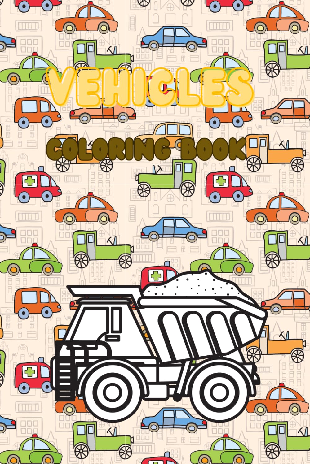 Vehicles coloring book