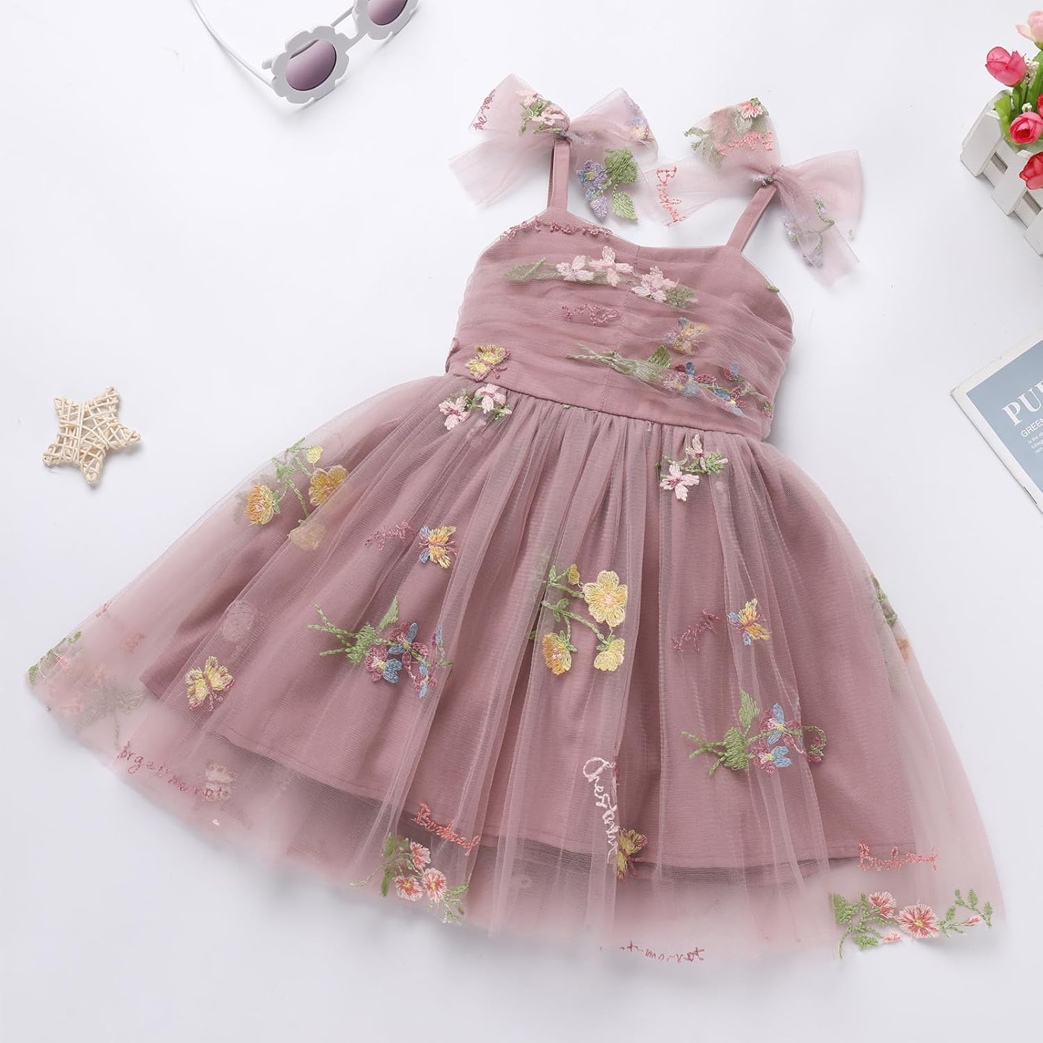 Toddler Baby Girls Tutu Dress Summer Sleeveless Princess Birthday Dresses Sequin Ruffle Tulle Sundress - Image 3