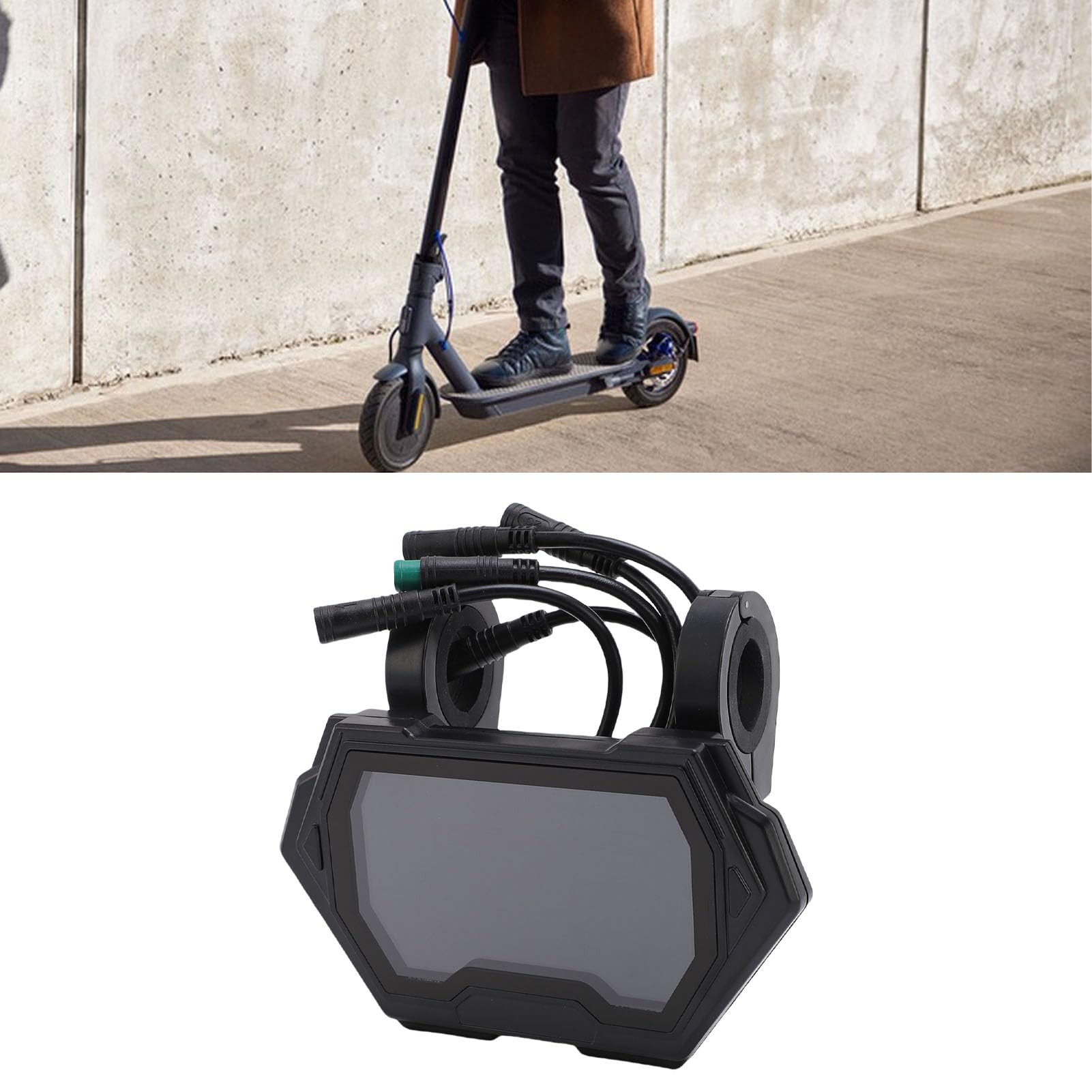 Écran LCD de Trottinette Électrique pour KuKirin G2 Max Entraînement Unique, Tableau de Bord de Scooter Électrique, Panneau d'Affichage LCD Affichage Clair de Vitesse de Puissance
