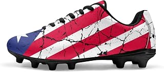 chaqlin Men's & Women's Novelty Football Shoes: Lace Up Athletic Outdoor Firm Ground Soccer Cleats Unisex Football Cleats