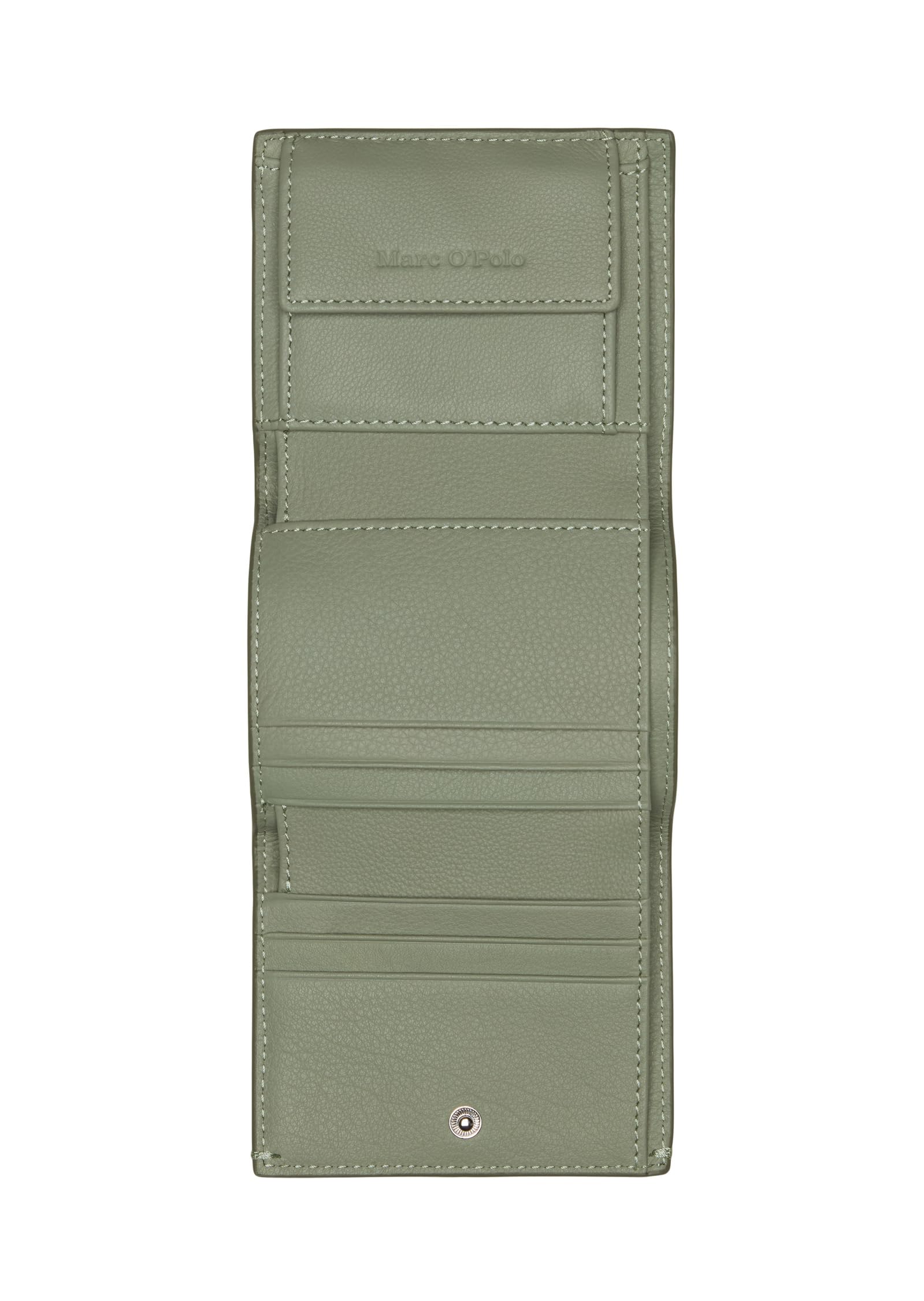Marc O'Polo Monedero Judis Leather Combi Wallet Fresh Sage Gris Verdoso