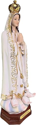 Figura religiosa de Virgen Virgen Virgen de 13 pulgadas de alto (poliresina)