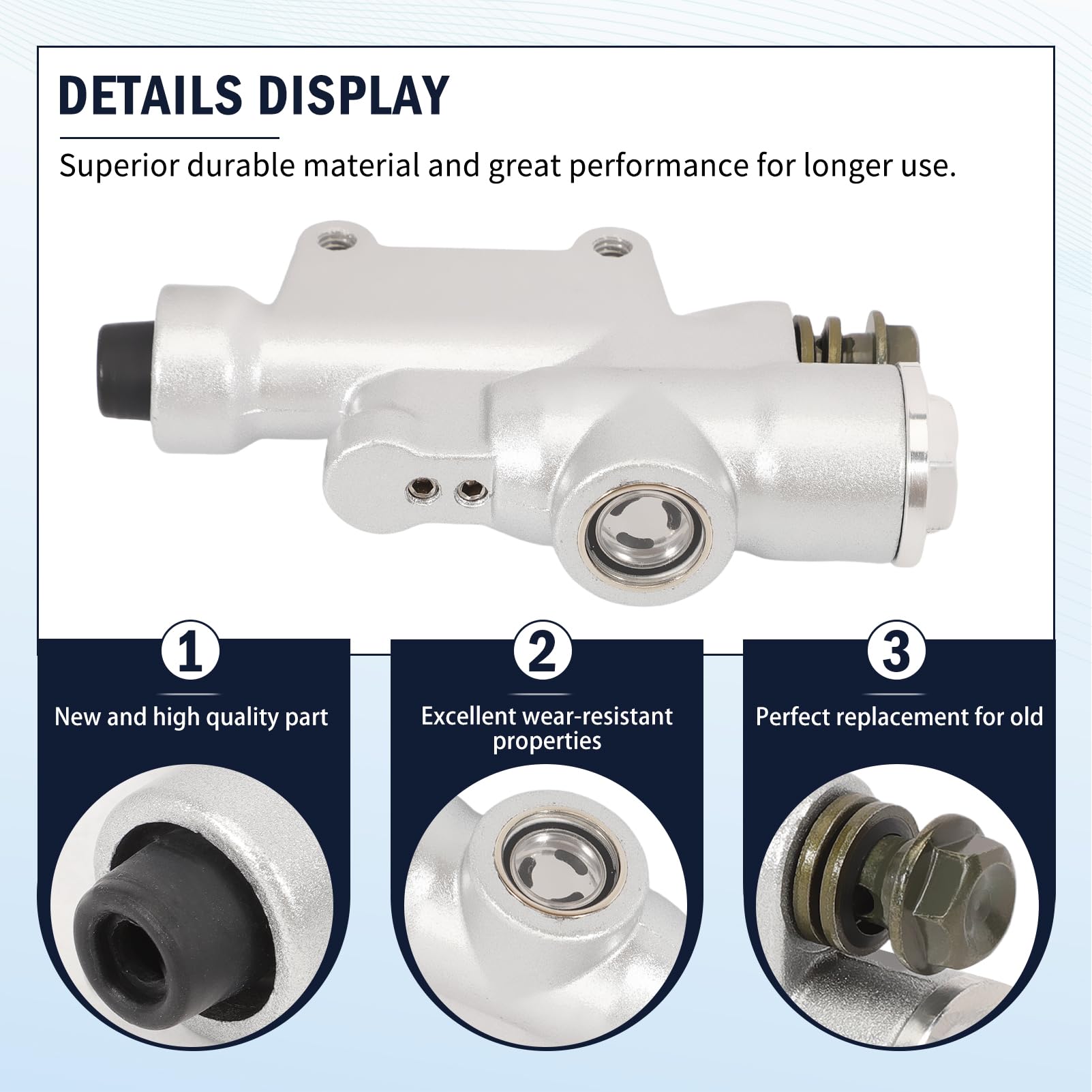 pompa freno posteriore moto compatibile con 125 144 150 200 250 300 350 400 450 500 505 525 530 540 560 SX SXF SMR SXS EXC EXCF XC XCF XCW TE 77013060044 54813060100