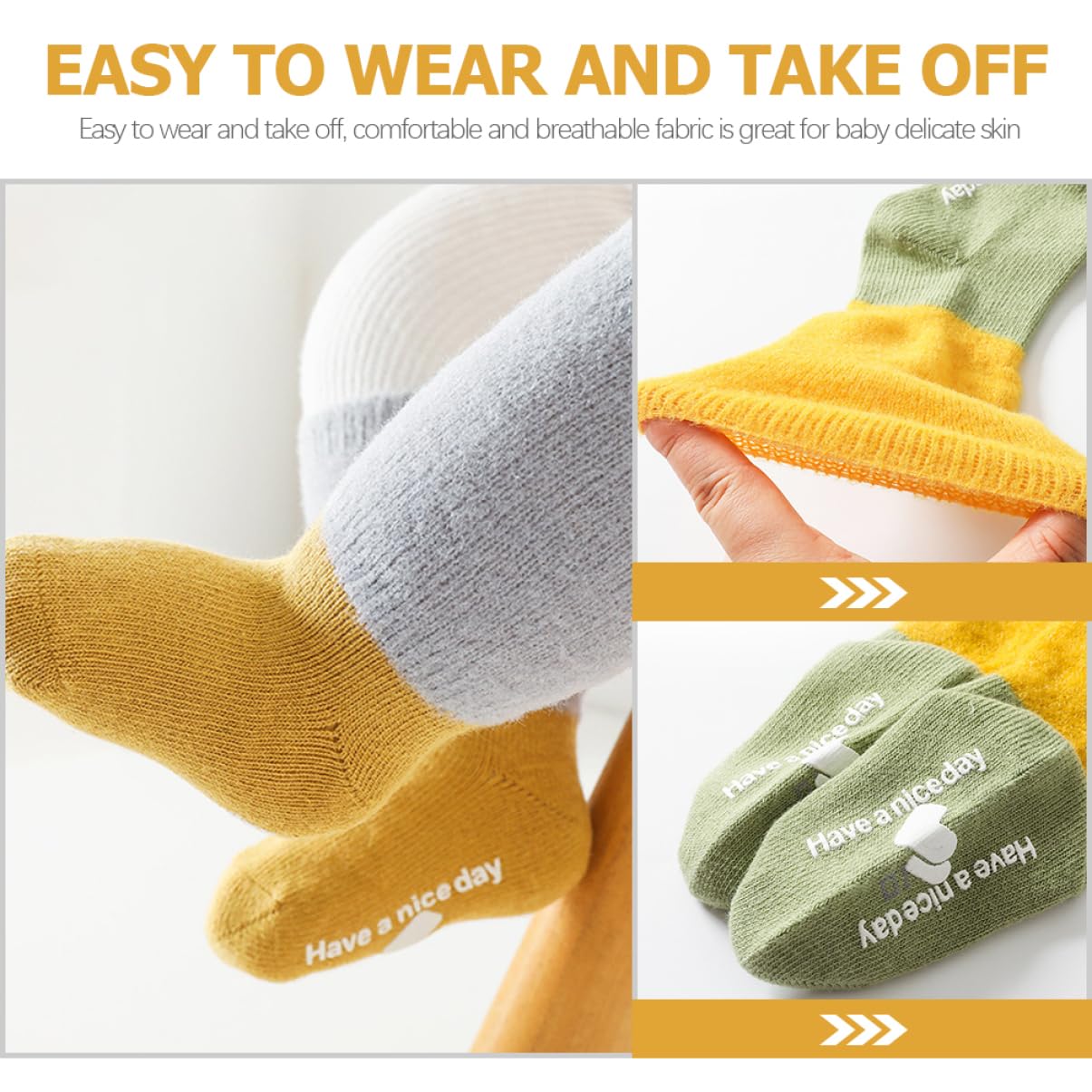 GALPADA 15paare Rutschfeste Socken Für Kleinkinder Warme Und Bequeme Socken Mit Grips Für Laufen Und Krabbeln Für Monate Alte Jungen Und Mädchen Sockenlänge