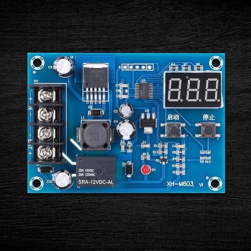 Miniatura 5 de Oumefar Carga de almacenamiento Tablero de control digital Cargador Interruptor de desconexión Carga sobre módulo de descarga para batería de litio