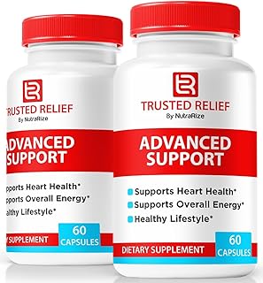 (2 Pack) Trusted Relief Capsules, Official TrustedRelief Complete Support Pills, All Natural Formula for Stable Levels & Healthy Circulation, Premium Supplement Reviews (120 Capsules)