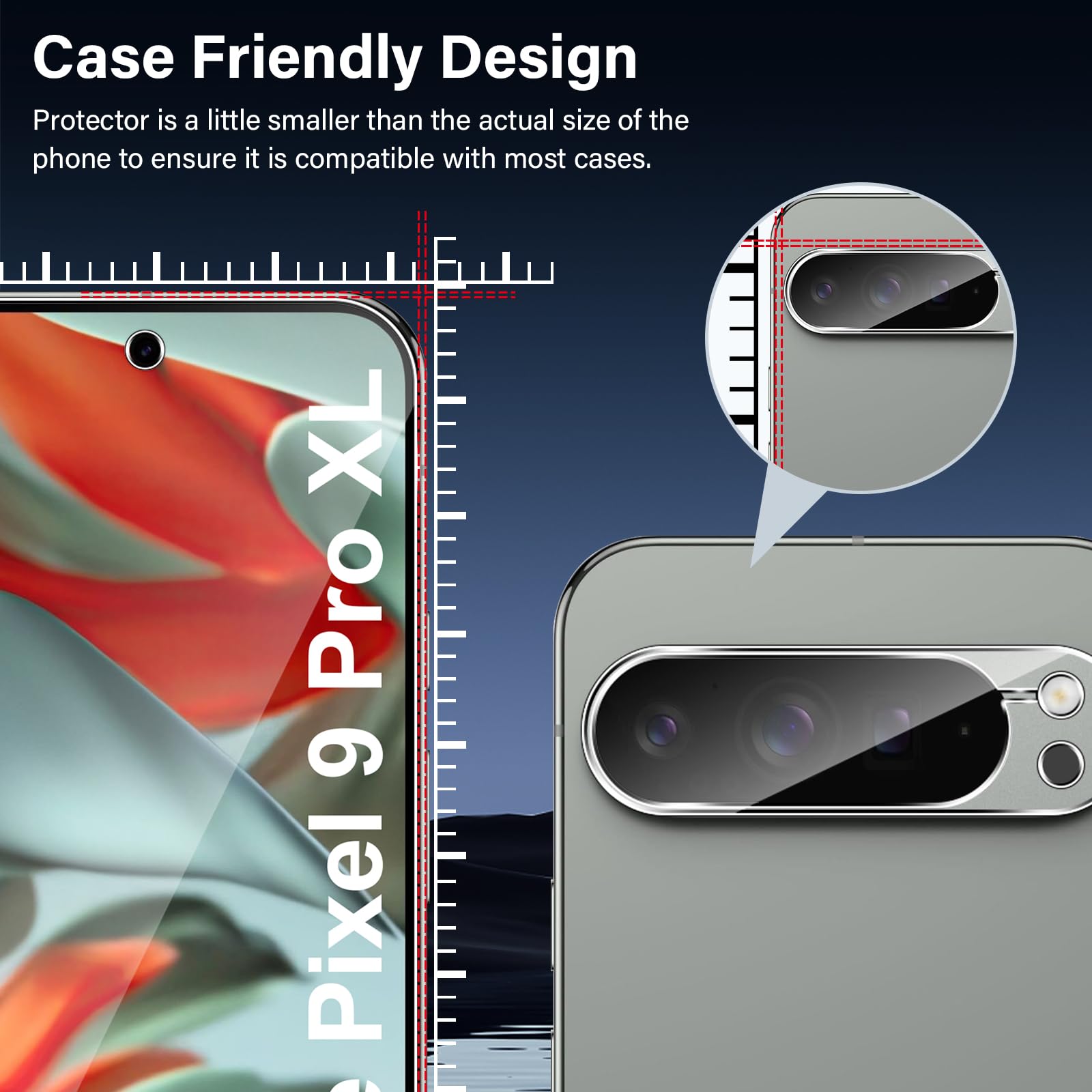 4 Pezzi] VETRO TEMPERATO PER GOOGLE PIXEL 9 PELLICOLA PROTEGGI - Foto 8