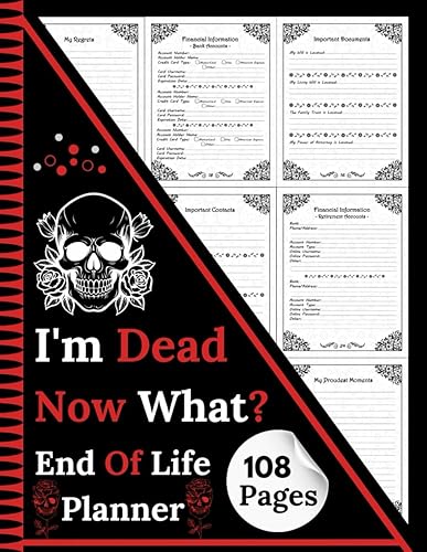 I'm Dead Now What?: Your loved ones will find all the information they need after you're gone with the straightforward Final Wishes Planner.