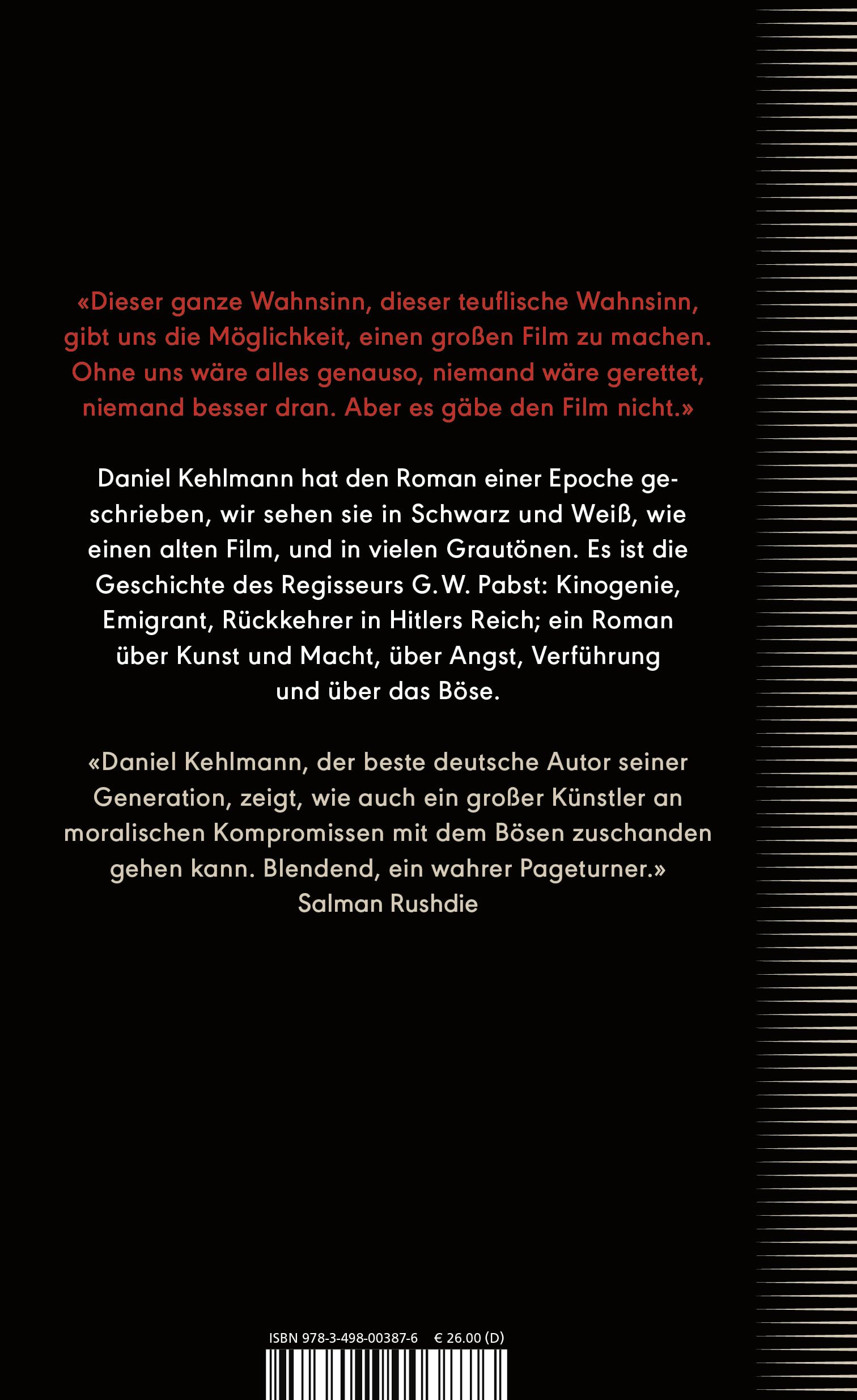 Lichtspiel: Roman | "Ein Geniestreich von einem Roman, ein Buch, das bleiben wird." ARD Druckfrisch