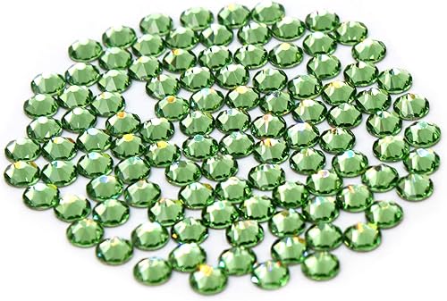 Preciosa Viva Rhinestones Sin Hotfix Flatback Peridot SS16 0157in Elige tu cantidad 144