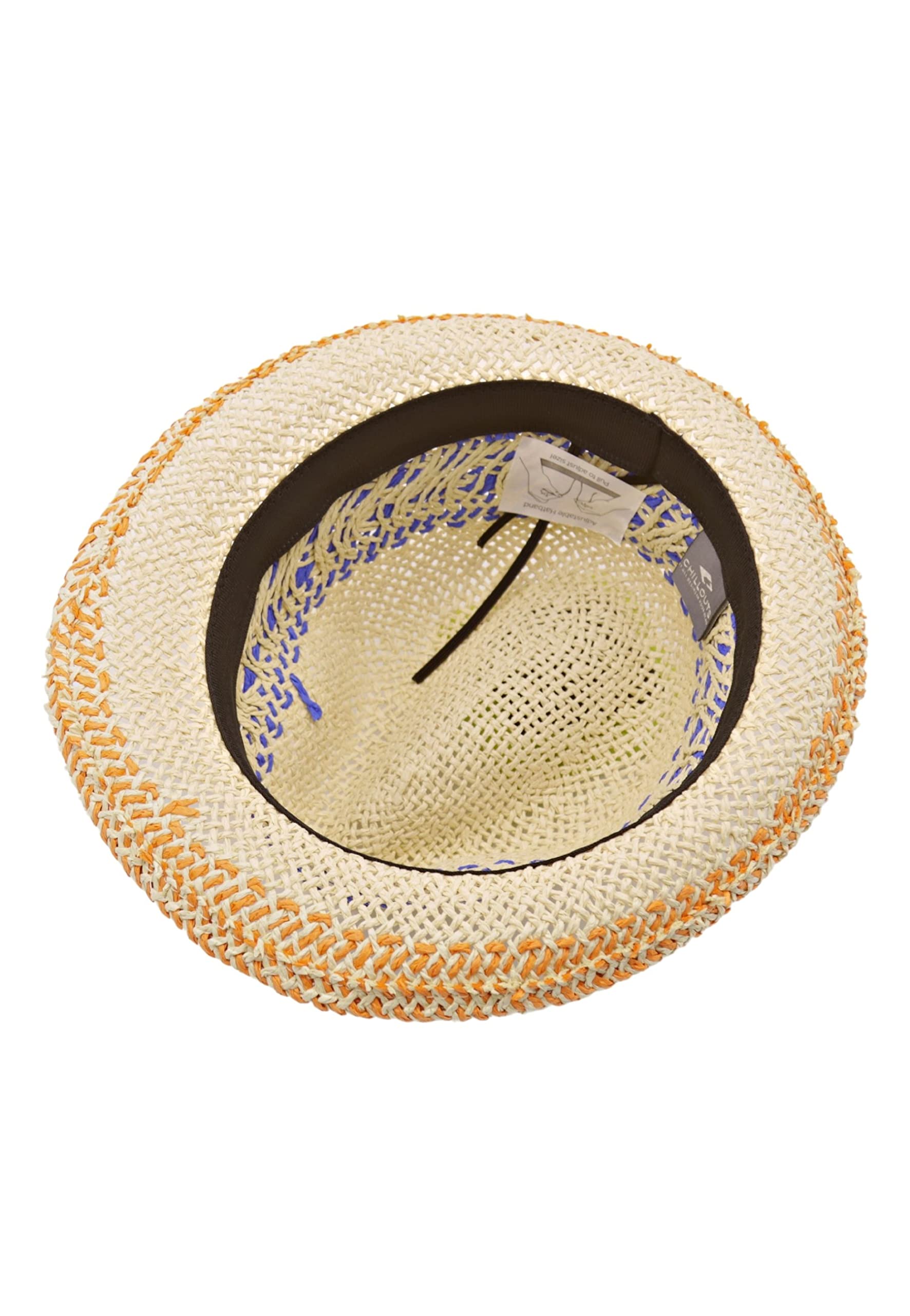 CHILLOUTS Trilby Strohhut Sommerhut Sonnenhut Strohtrilby Strandhut