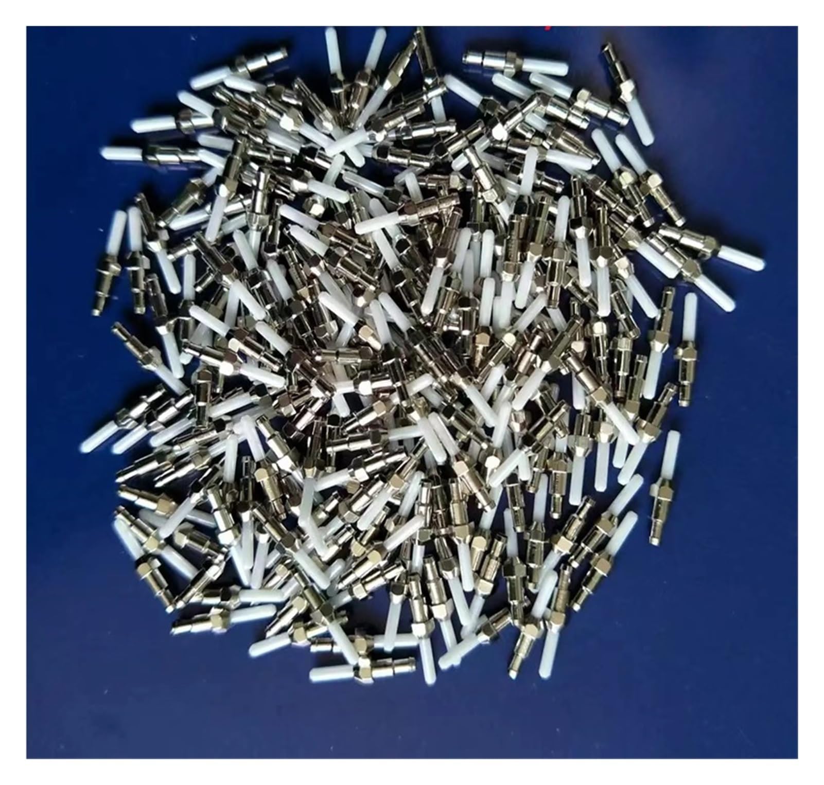 Lot de 200 connecteurs de fibre optique duplex LC/A OM3 3,0 mm 2,0 mm Dual Core SM MM LC/A partie FTTH Accessoires Virole en céramique (bleu 3.0 sans virole)