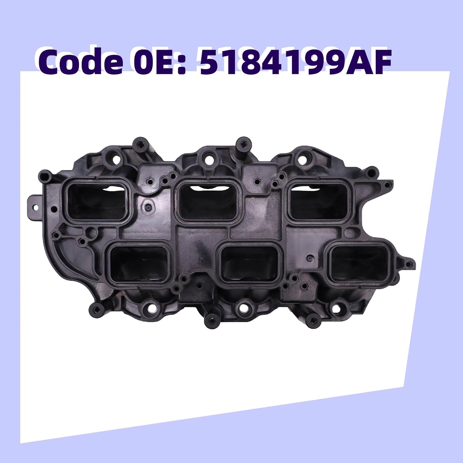 Lower Intake Manifold for Jeep Dodge RAM Chrysler 3.6L V6 2011-2021 Grand Cherokee Wrangler Journey Caravan Town Country Replace OE 05184199AF