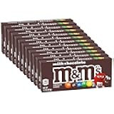M&M'S Milk Chocolate Candy Movie Theater Box, 3.10 Ounce (Pack of 12)