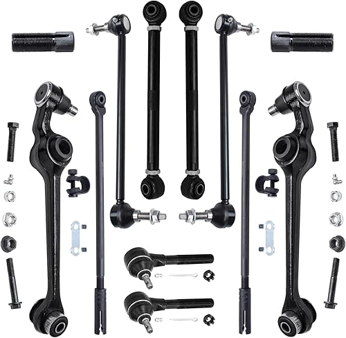Miniatura 114 de Detroit Axle - Kit de suspensión frontal de 12 piezas para Toyota Corolla 2003 2004 2005 2006 2007 2008, 2 brazos de control inferiores, 2 rótulas