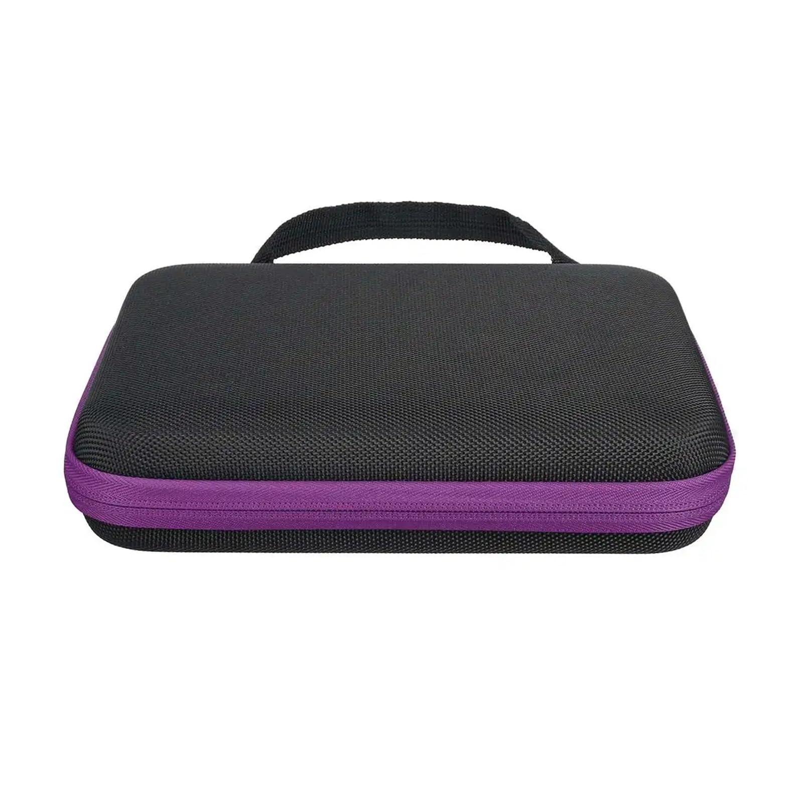 MEYTXOA Essential Oil Carrying Case Essential Oil Case 63 Slots 1-3ML Travel Essentials Storage Organizer Portable Perfume Hanging Organizadores Ziplock Bag(PURPLE)