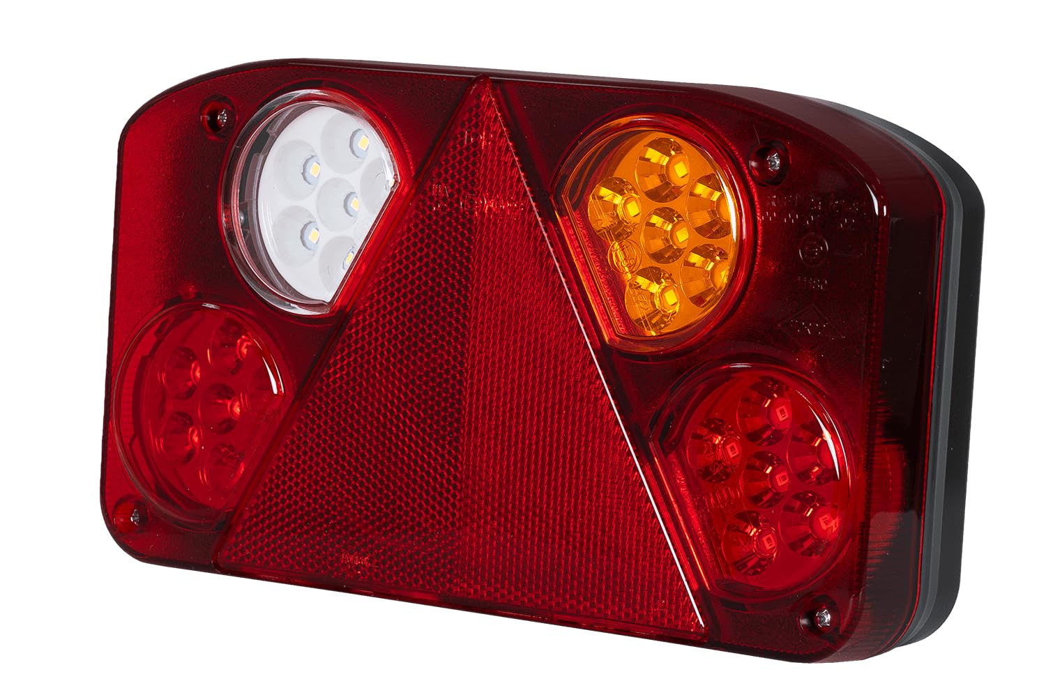 HORPOL Multifunktionale rechte LED-Rückleuchte mit Dreiecksreflektor LZD 845