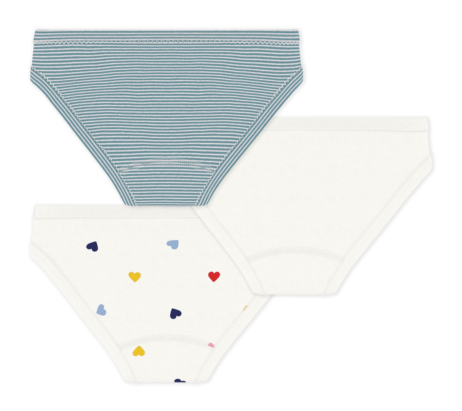 Petit Bateau A0fgy sous Vêtements Jour Fille (Lot de 3)