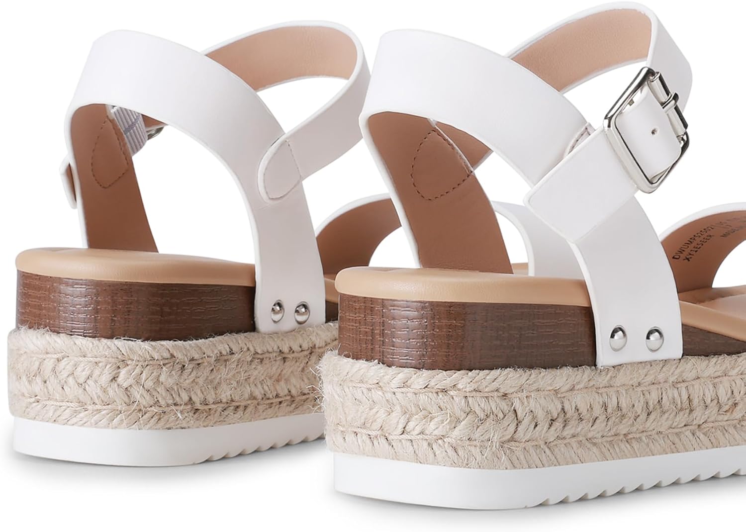 DREAM PAIRS Women's Platform Espadrilles Wedge Sandals, Comfortable Open Toe One Band Sandals for Women Dressy Casual Summer - Image 6