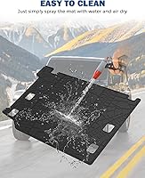 Vista 6 de JOYTUTUS Alfombrilla de carga compatible con Wrangler JL 4XE, Alfombrilla de Maletero de Protección para Todo Clima Forros de Carga Resistente