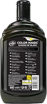 Turtle Wax 52708 Color Magic Car Paintwork Polish Restores Colour & Shine Black 500ml
