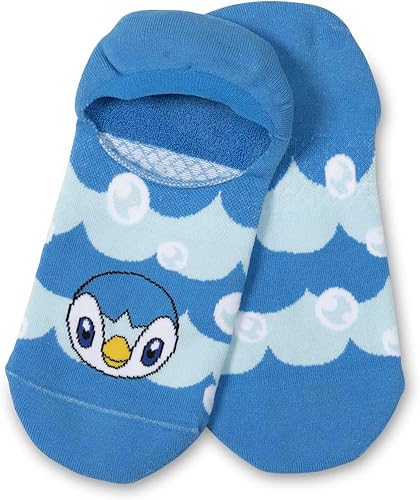 Miniatura 4 de Pokémon Center calcetines invisibles de Turtwig, Chimchar y Piplup, Multi colorido