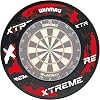 WINMAU Dartboard Surround Ring Wall Protector – Durable Backboard for Dart Boards – Professional Darts Accessory for Starters & Professional Players, Multiple Designs & Colors