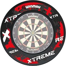 WINMAU Xtreme Design Dart Board Surround Ring - Red - Durable Backboard Wall Protector for Dartboards - Professional Darts Accessories