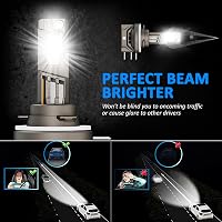 D-Lumina H15 LED Canbus Izzó 55W 10000lm 6000K Fehér Fényszóró Szett Seoul CSP Chippel, 50000 Órás Élettartam, 2 db 2