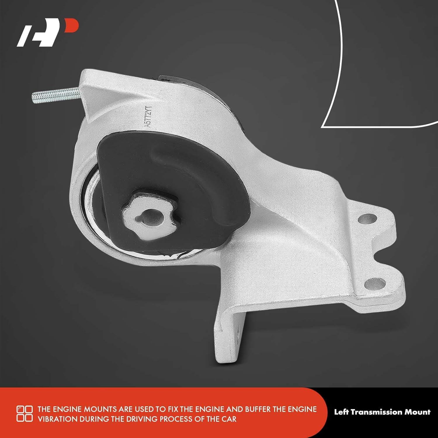 A-Premium Left Transmission Mount Compatible with Ford Taurus 2013-2017, Special Service Police Sedan 2014-2018 & Lincoln MKT 2013-2016, 2.0L, Automatic Transmission