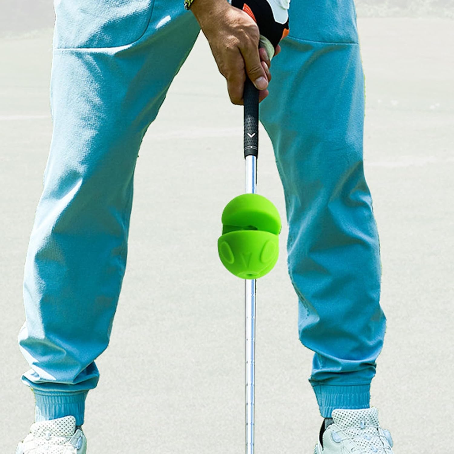 Golf Swing Rhythm Practice Tool Weighted Ball Rubber Strength Trainer Muscle Building Muscle Building