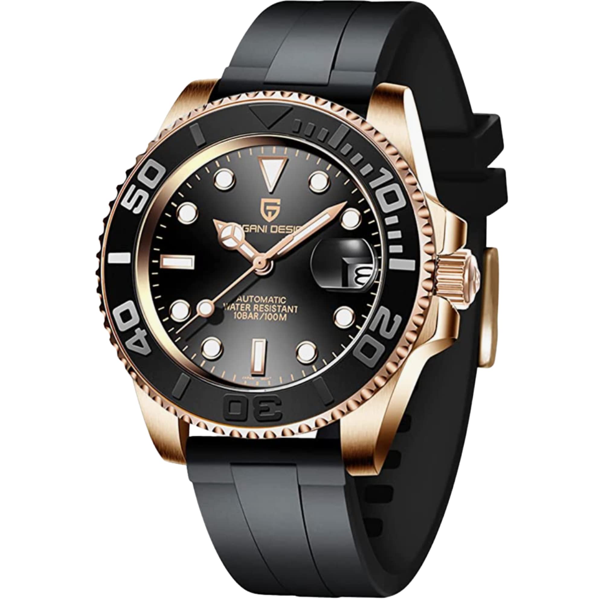 Pagani Design PD-1651 40mm Mens Automatic Waterproof Mechanical Watch with (Japanese NH-35 Movement) Yacht-Master Golden Hommage (B0BGBWSYHD) Amazon Price History, Amazon Price Tracker