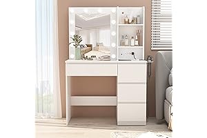 Vabches Makeup Vanity with Charging Station: The Ultimate Glam Station