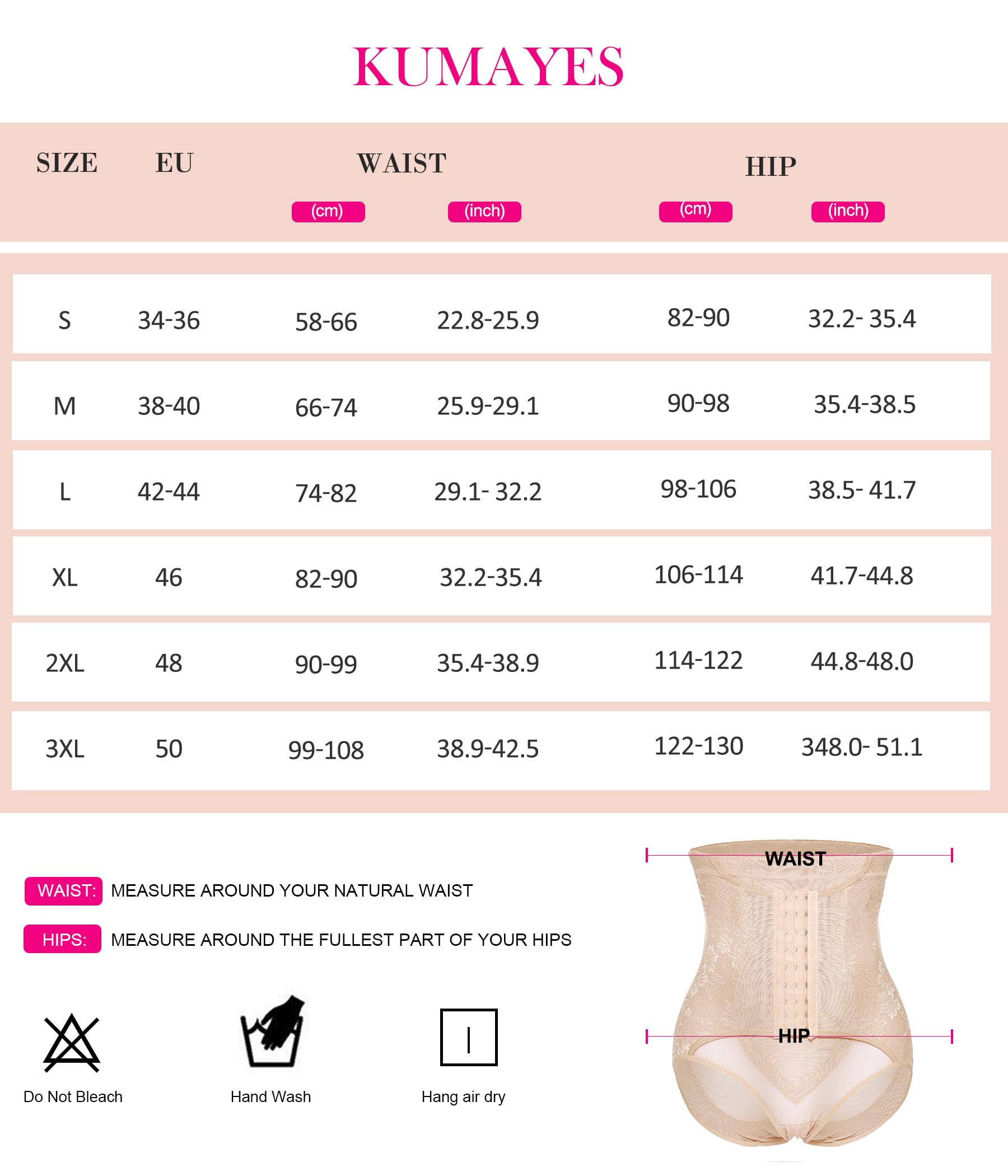 KUMAYES Culotte Sculptante Femme Gaine Ventre Plat Culotte Gainante Taille Haute Panty Minceur Shapewear