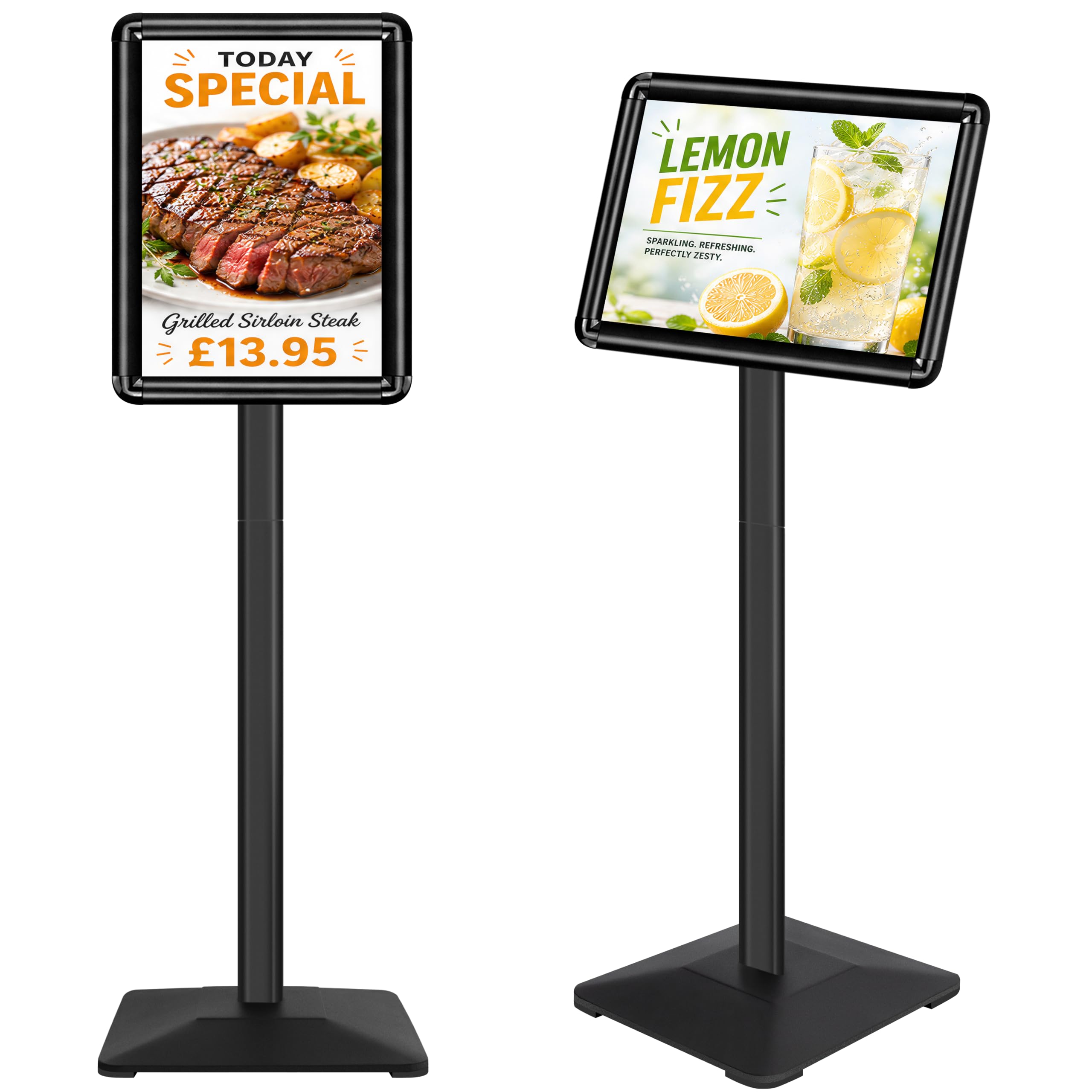 VAIIGO A4 Poster Stand Heavy Duty Floor Sign Holder Stand, Adjustable