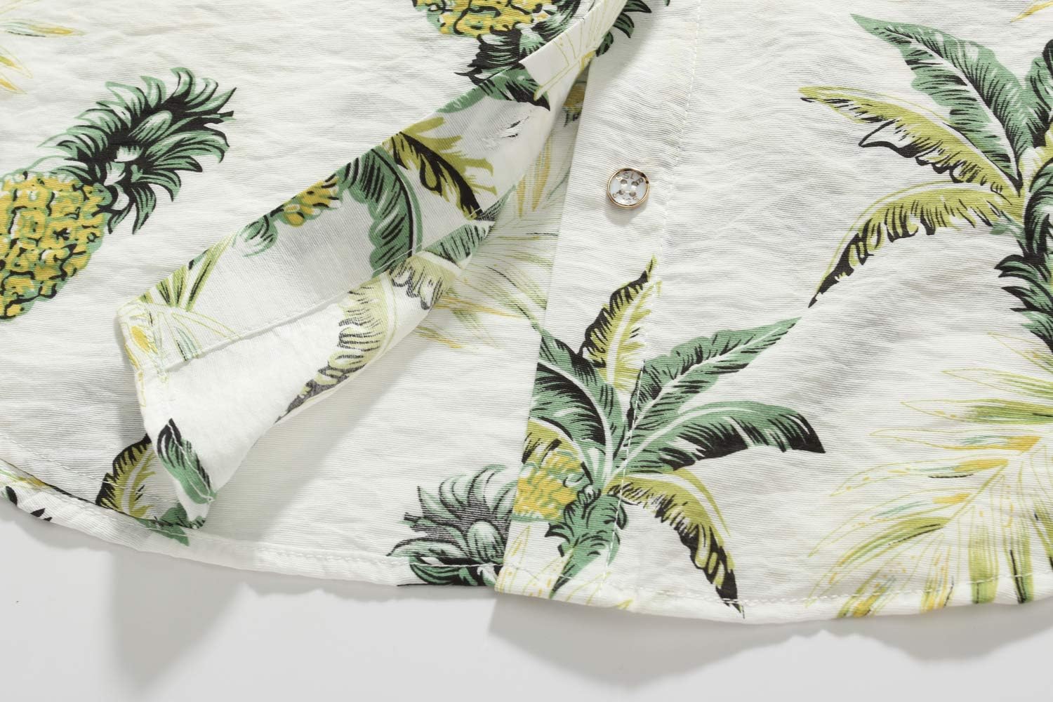 SSLR Womens Hawaiian Shirts Floral Short Sleeve Blouses Button Up Shirts for Women - Image 6