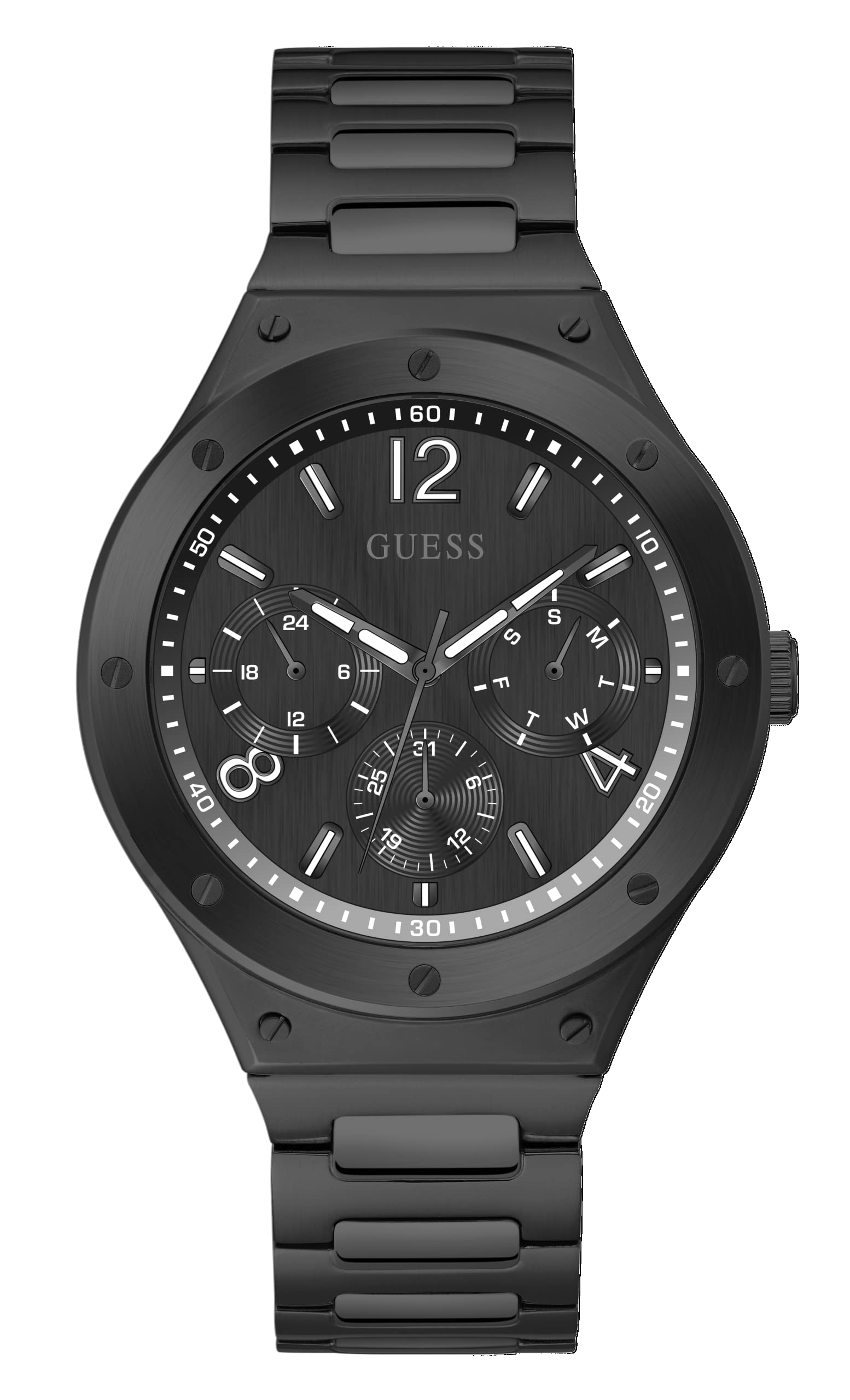 GUESSScope Collection Analog Black Dial Men's Watch-GW0454G3