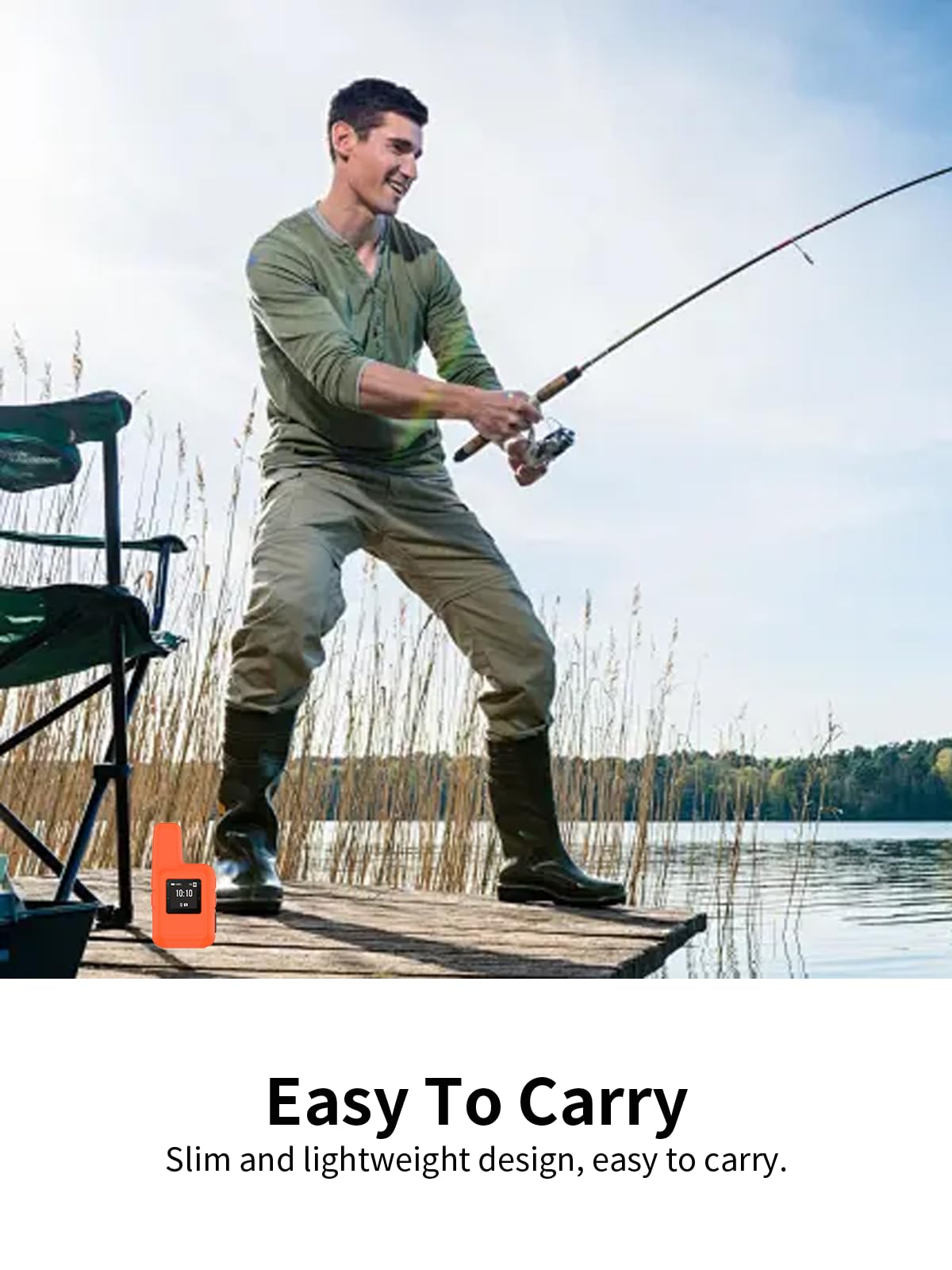 Etui do urządzenia łączności satelitarnej Garmin inReach Mini 2, toergy silikonowe etui ochronne, pokrywa z precyzyjnymi otworami – odporne na uderzenia, wodoodporne, wygodne w dotyku, pomarańczowe, 1