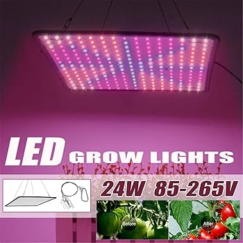 Amazon.co.jp: 植物育成ライト AC85-265V 225LED 24W グローライト Amazon.co.jp: 植物育成ライト AC85-265V 225LED 24W グローライト