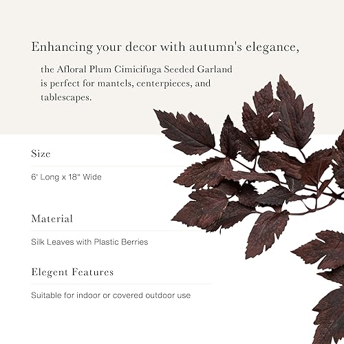 Vista 3 de Afloral Guirnalda de semillas de ciruela Cimicifuga - 6