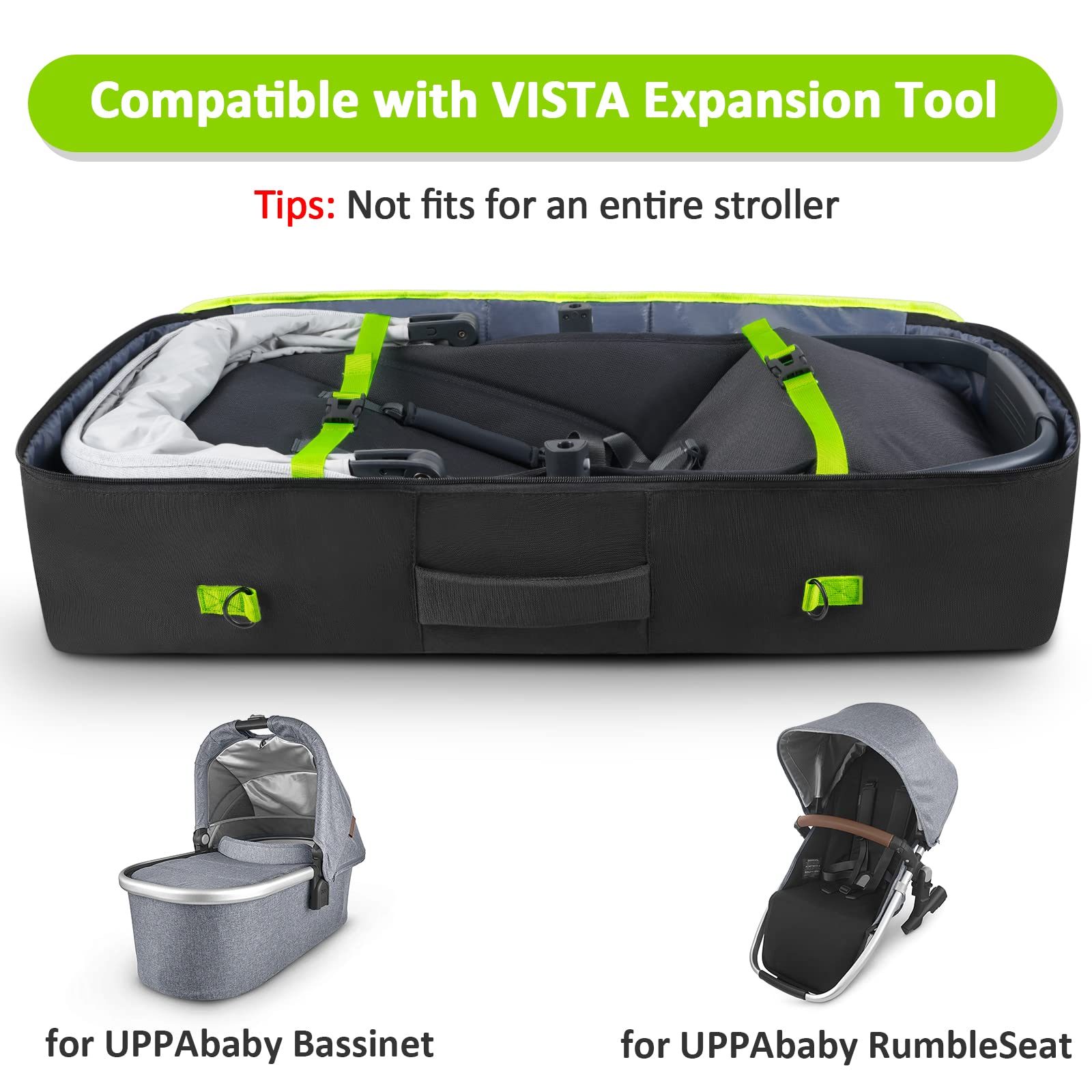YOREPEK Padded Travel Bag Compatible with UPPAbaby