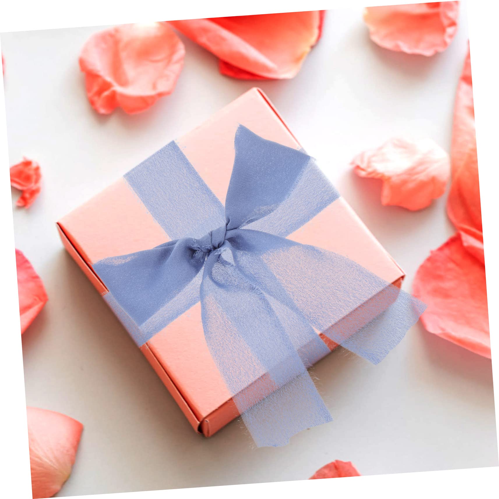 STOBOK 12stücke Handgefertigte Chiffonbänder Yards Je Dekorative Hochzeitsbänder Für Geschenkpäckchen -projekte Fransenbänder Für Einladungen Und Bouquets