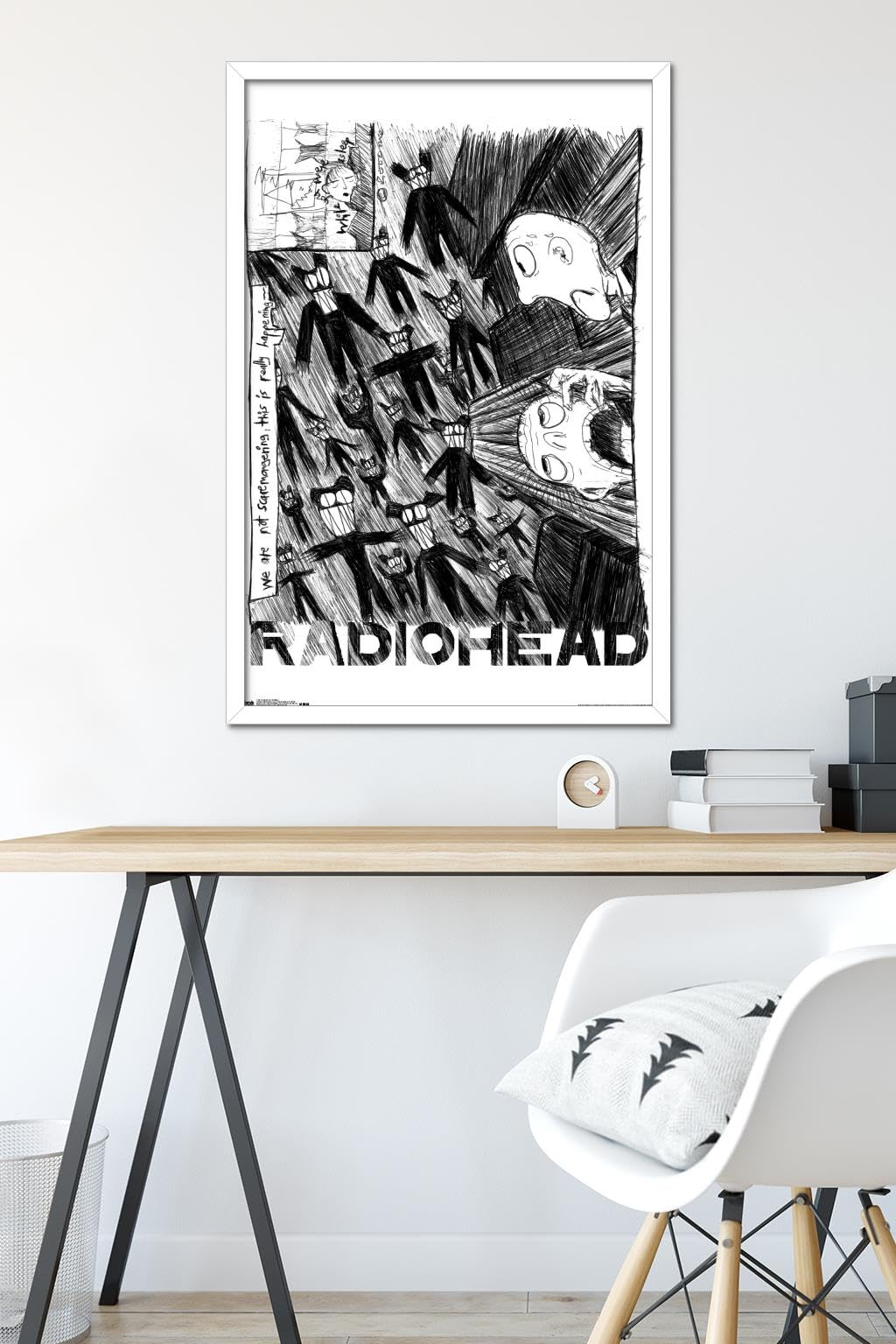 RADIOHEAD / The Giant Businessman ポスター Amazon.com: Trends International Radiohead - Scribble Wall Poster